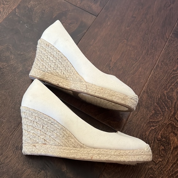 J. Crew Seville espadrille wedges 8.5 tan - Picture 7 of 11
